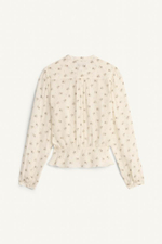 Блузка с узором и шнурками, ограниченная серия - ZARA