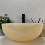 Раковина из оникса Bowl Yellow TinLip BO-62978 40*40*15 40
