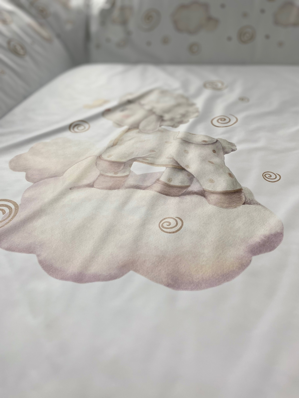 Пеленальный матрасик №2 Топотушки "Кудряшка" (80х71)