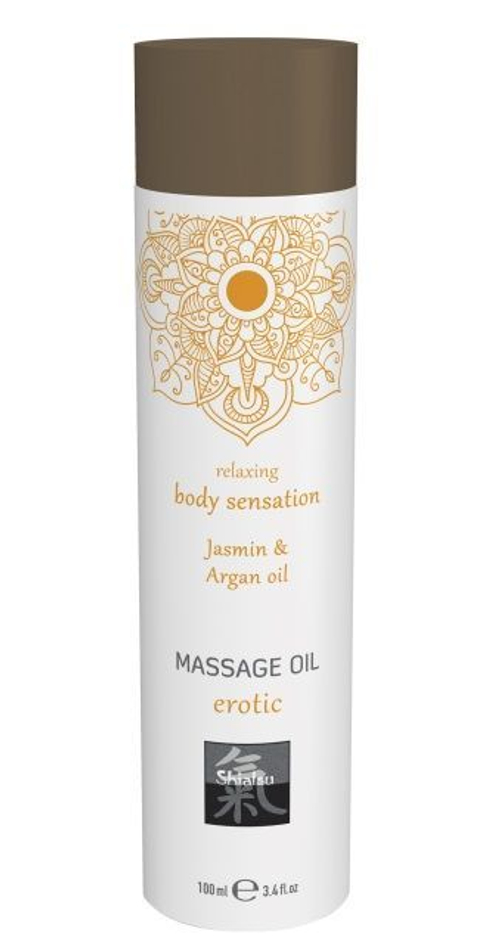 Массажное масло Shiatsu с жасмином и арганой, 100 мл