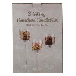 GAEM Набор из 3-х подсвечников, L23 W12 H23,5 см