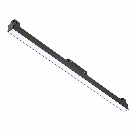 ST360.436.15 Магнитный трековый светильник Черный LED 1*15W 3000K 975Lm Ra>90 120 IP20 L606xW22xH44 СКАЙЛАЙН 48V