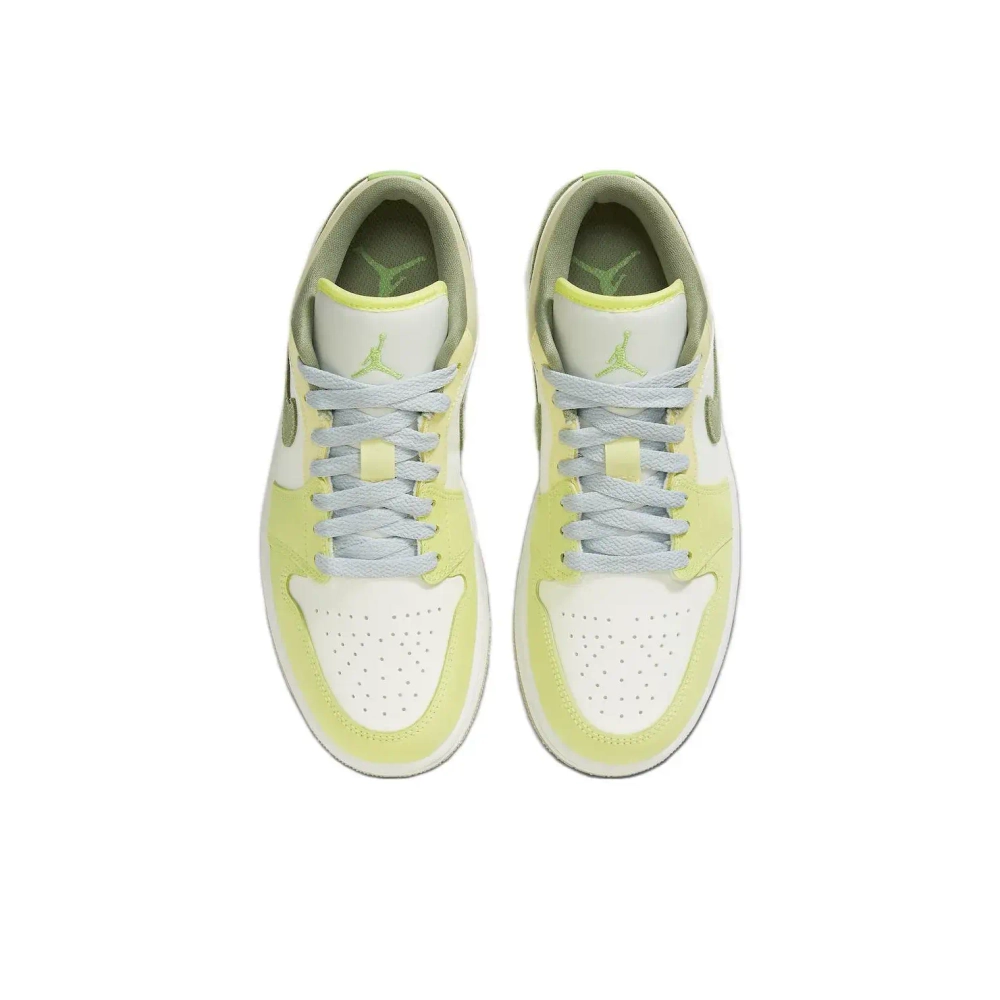 Женские кроссовки Air Jordan 1 Low 'Sail Oil Green Light Lemon' FD9906-131