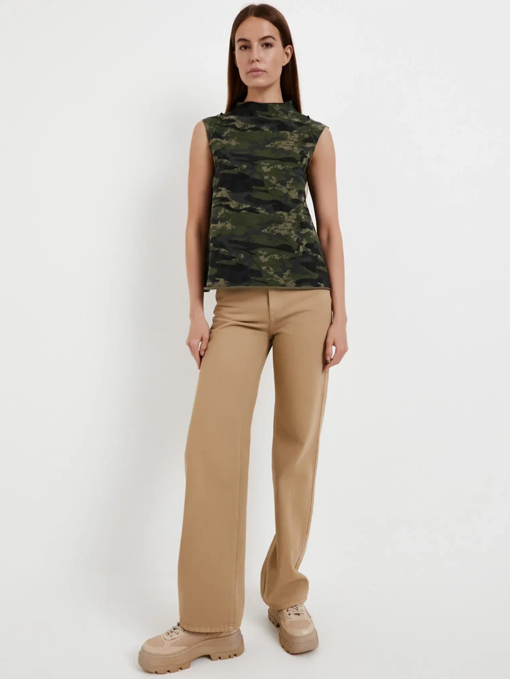 Майка Стойка Камуфляжный