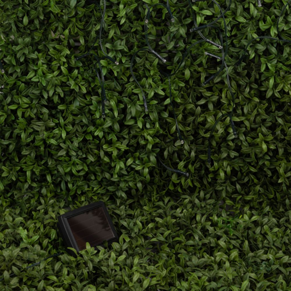 Садовая гирлянда ЭРА ERASF22-29 Бахрома на солнечной батарее холодный свет 3.8*0.5 м