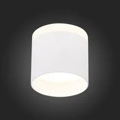 ST102.542.09 Светильник потолочный Белый LED 1*9W 4000K 702Lm Ra>80 120° IP20 D79xH75 170-240V Накладные светильники