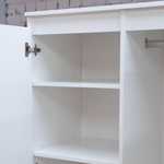 Шкаф распашной 2 ящика Марм со штангой и полками