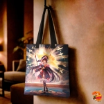 Сумка шоппер с принтом Genshin Impact