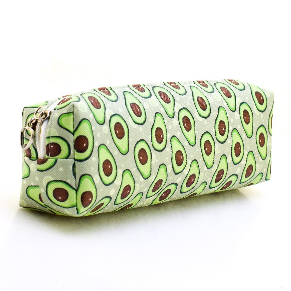 Пенал "Авокадо" 19*5,5*4см, 3 вида микс