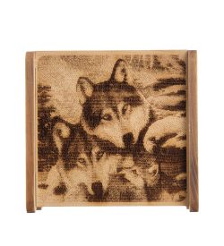 GAEM Home КД-37/003 Шкатулка с игральными картами «Волк»