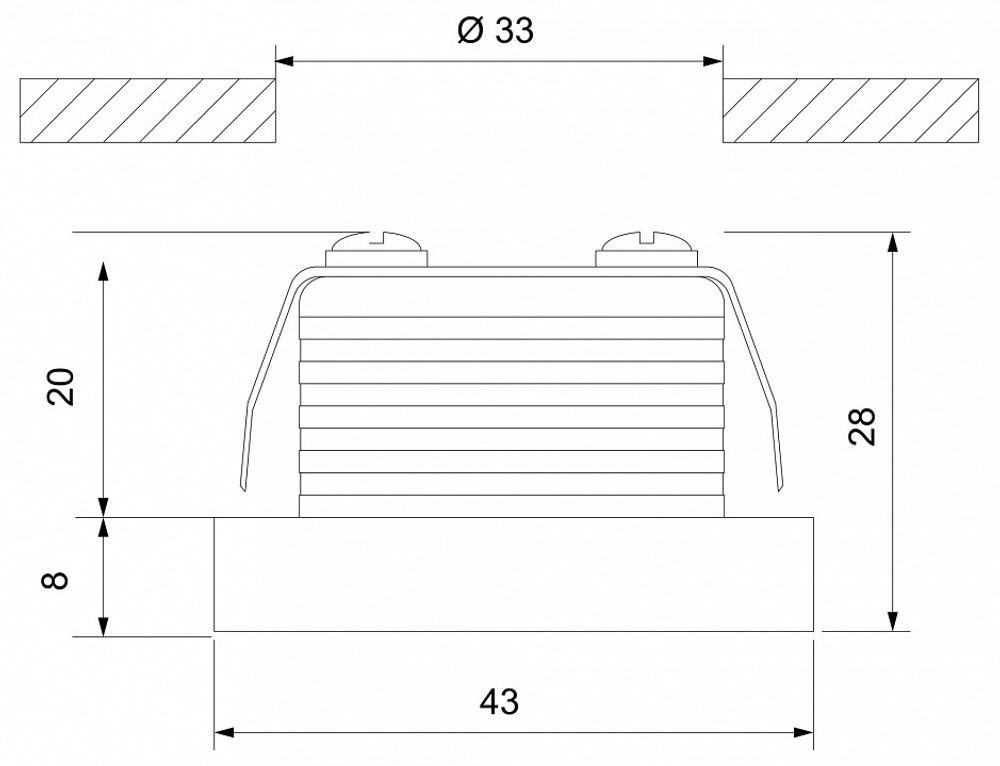 Встраиваемый светильник Elektrostandard 15268/LED a056018