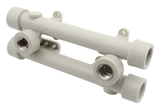 Водорозетка проходная FV Plast ВР 20х1/2" полипропиленовая (220020)