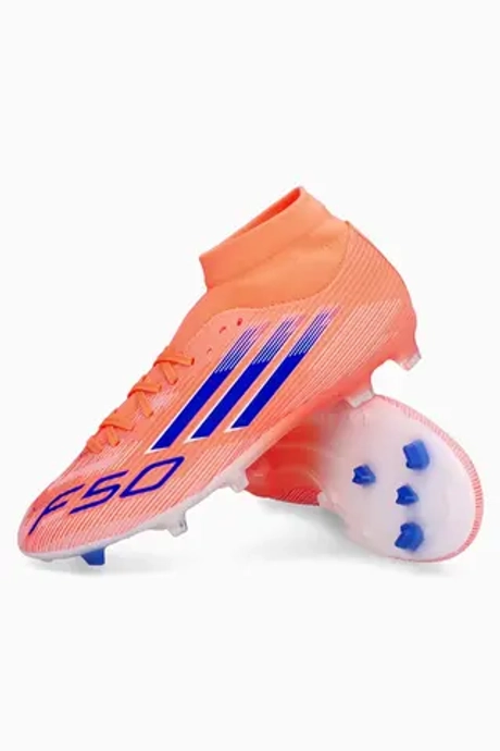 Бутсы adidas F50 League Mid FG/MG - оранжевый