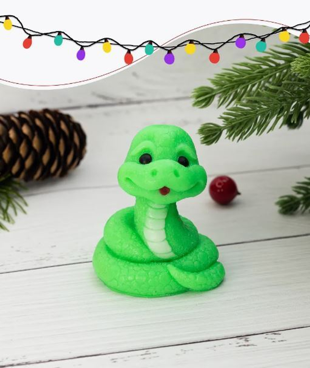 Мыльное ассорти/новогоднее (символ года) 3D: ЗМЕЙКА НА УДАЧУ, ТМ ChocoLatte