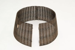 Корзина под елку Люкс Палермо 65 см., разборная, корица, ЕлкиТорг (65-224)