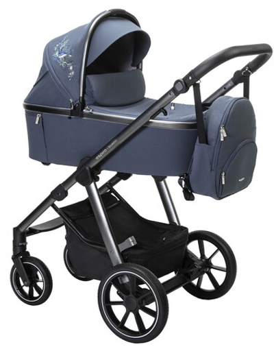 Детская коляска Espiro Bueno 2 в 1 2022 Синий (Navy whale 303/2022)