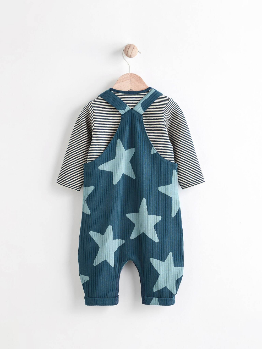 Комбинезон и боди в комплекте для малышей Next N22-268, Синий, Серый