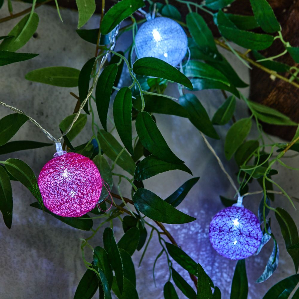 ULD-S0200-010-STB-2AA WHITE IP20 TANGLES-1 Гирлянда светодиодная Клубки. на батарейках 2AA не в-к. 2м. 10 светодиодов. Белый свет. Провод прозрачный. TM Uniel