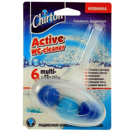 Chirton 45гр. Подвесной очиститель д/унитаза Свежесть Атлантики (шарики)