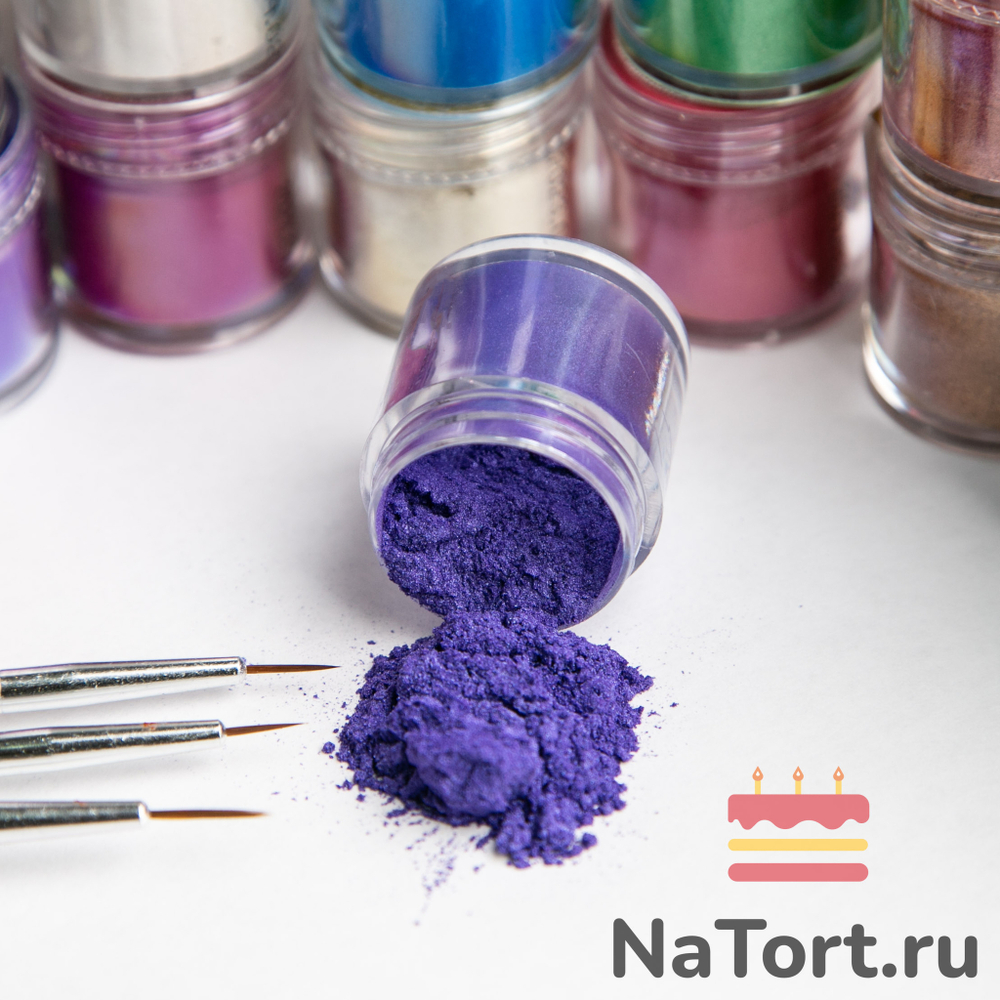 Краситель сухой перламутровый Bakerika «Королевский фиолетовый» 4 гр