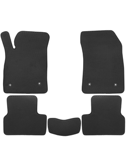 Коврики в салон для EVA CHEVROLET Cruze 2008-2016 I, Ir, 2008-2016 (черная окантовка), 5шт. EVA.B.0500801322110K