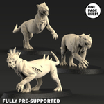 Grand Alliance Death Soulblight Gravelords Dire Wolves 1 шт. миниатюра для dnd, днд, pathfinder, фентези, Настольная игра, НРИ, Варгейм, РПГ