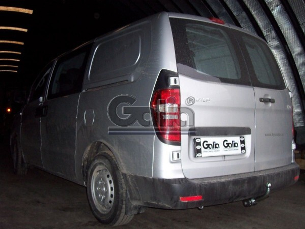 Фаркоп оцинкованный Galia H077C для Hyundai Starex 2008-, Hyundai H1 2008-(паспорт и сертификат в комплекте)(без электрики)