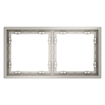 Рамка пластиковая VOLTUM S70 на 2 поста, (кашемир)