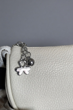 Сумка женская кросс-боди экокожа бежевая QOZA