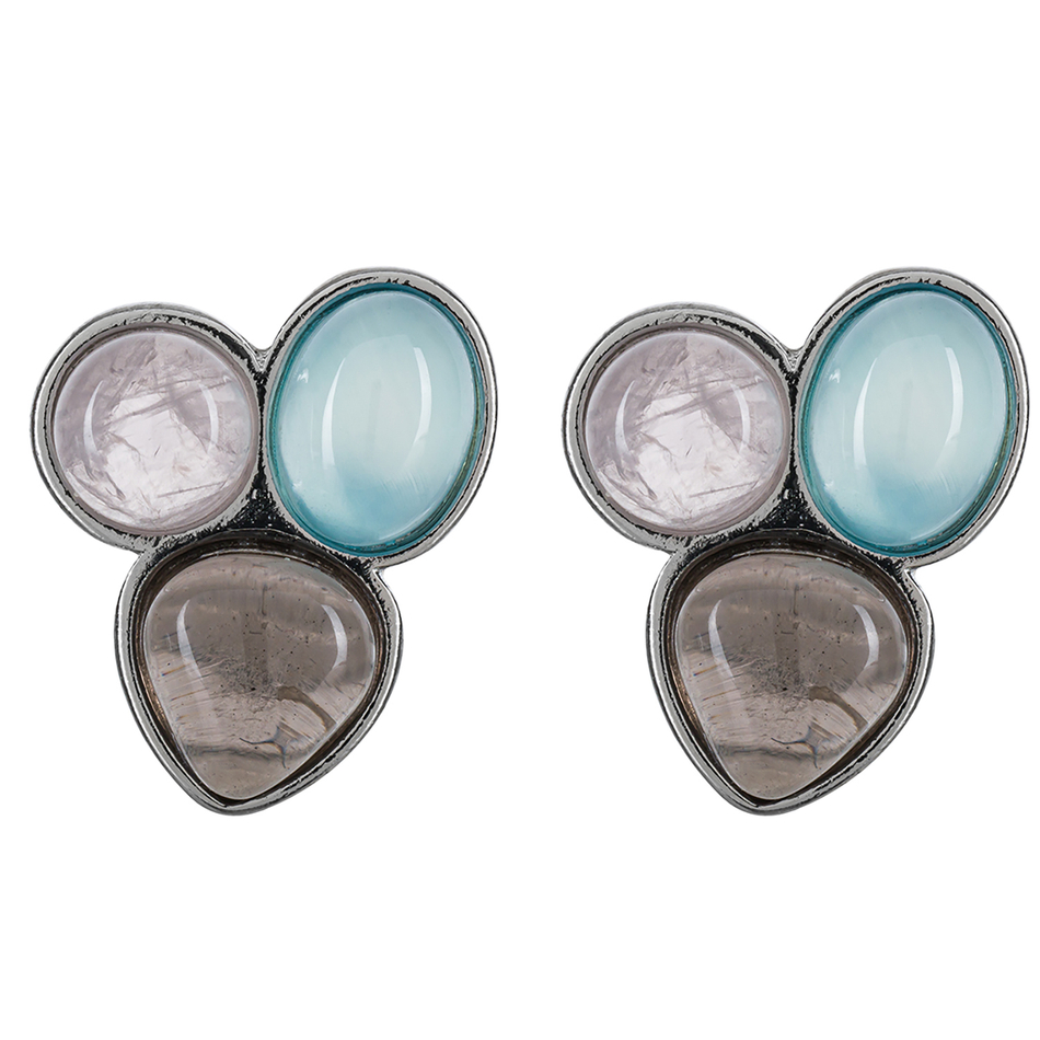 Серьги Possebon Azul, Q.Rose, Obs Fume A0292.20.7.11 S