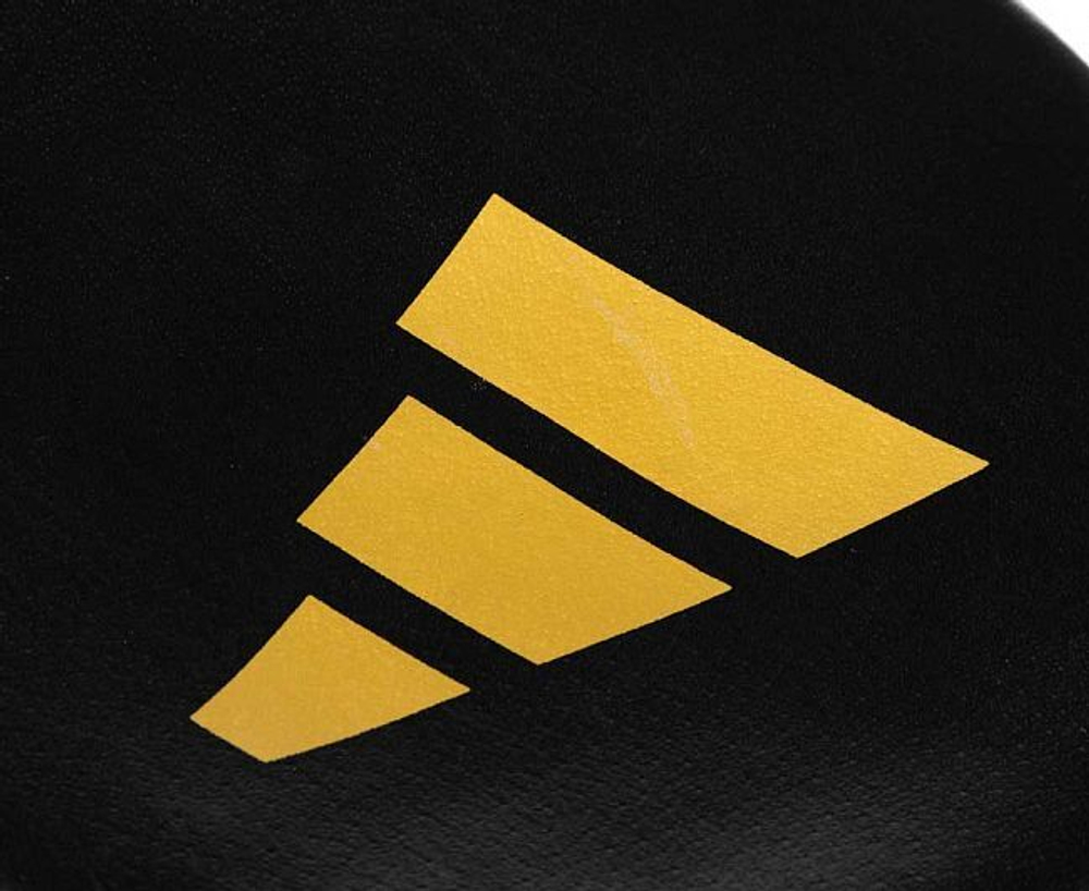 Лапы Speed Disk Punching Mitt Leather черно-золотые adiSDP01