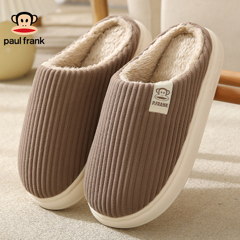 Домашние тапочки Paul Frank Ribbed (Brown)