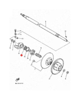 Подшипник КП (на вал привода) Yamaha VK10&V-MAX&Venture A/C/JDEERE/POL KIMPEX