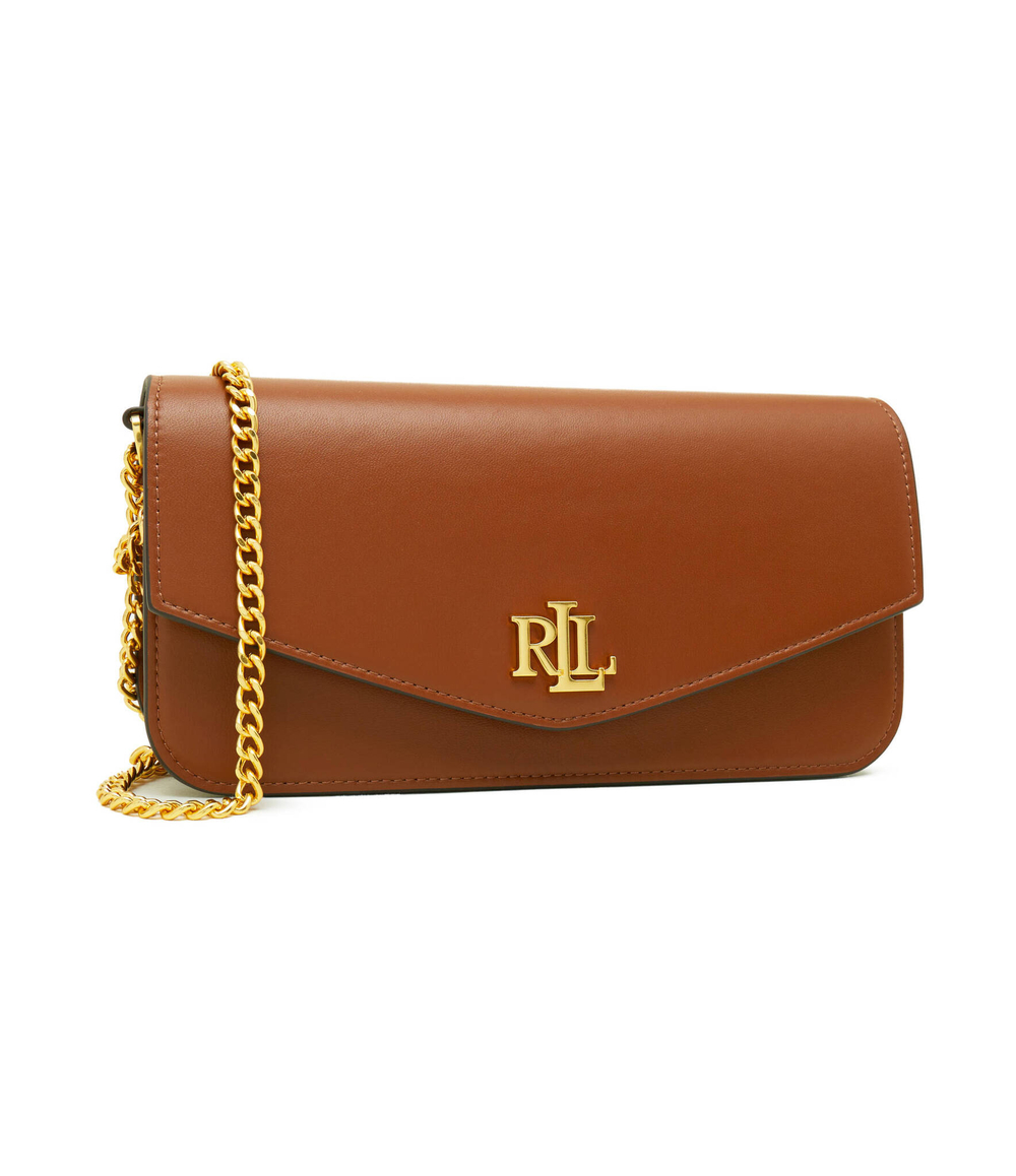 Кожаная сумка через плечо SAWYER LAUREN RALPH LAUREN - коричневый(431934746)