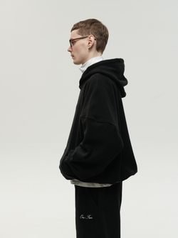 Drawstring Hoodie Black