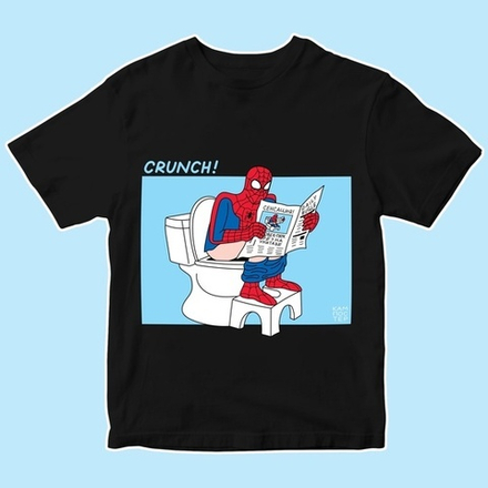 Футболка Паук на горшке