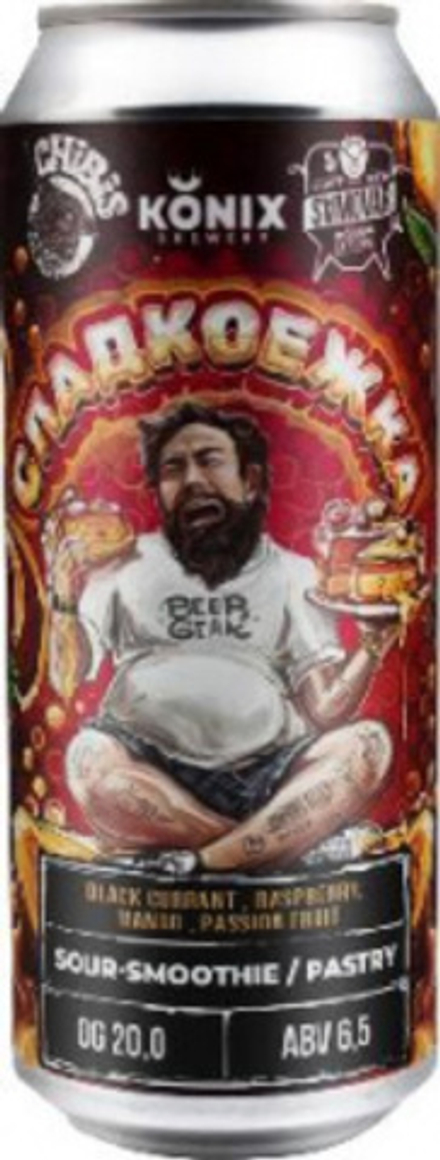 Пиво Коникс Сладкоежка / Konix Sladkoyezhka 0.5л - 6шт