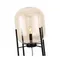 SL1050.525.01 Торшер ST-Luce Черный/Коньячный E27 1*40W (из 2-х коробок) BURASCA