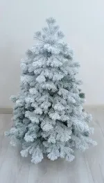 Заснеженная ель «Кадриль» (Литая хвоя) 180 см / 1,8 м