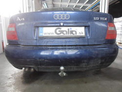 Фаркоп оцинкованный Galia A035A для Audi A4 седан/универсал 1994-2000(паспорт и сертификат в комплекте)(без электрики)