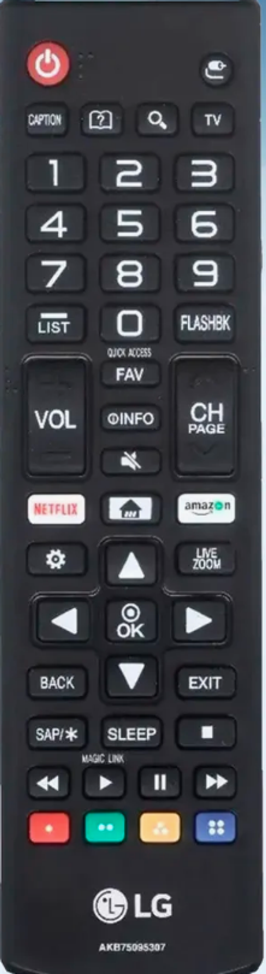 Пульт Универсальный для телевизоров LG AKB75095307
