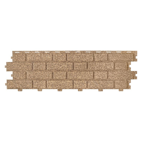 Сайдинг Tecos Brickwork Кэмел 1140х350 мм