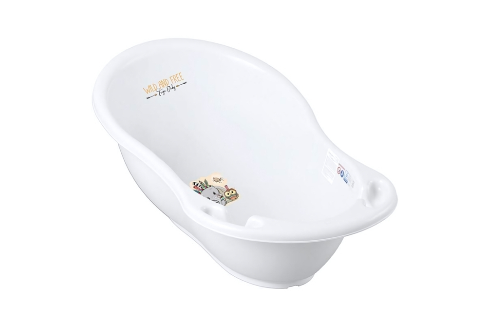 Ванна детская ДИКИЙ ЗАПАД 86 (со сливом) (упаковка 5шт.) (Tega) (белый Слоник)