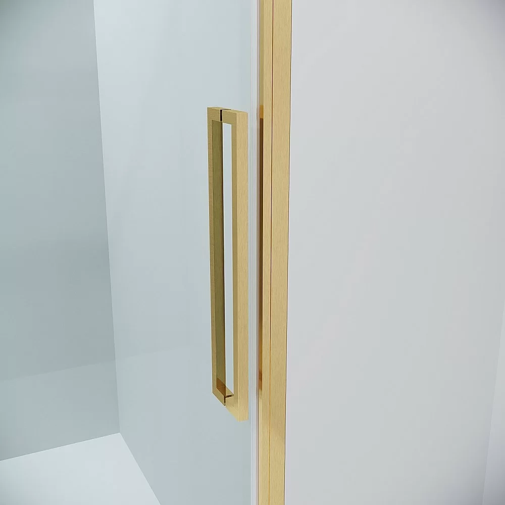 Душевой уголок Grossman Cosmo 120.K33.02.1180.32.00 110x80 стекло прозрачное/профиль золото сатин