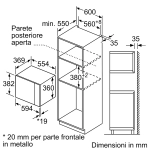 Встраиваемая микроволновая печь Bosch BEL554MB0