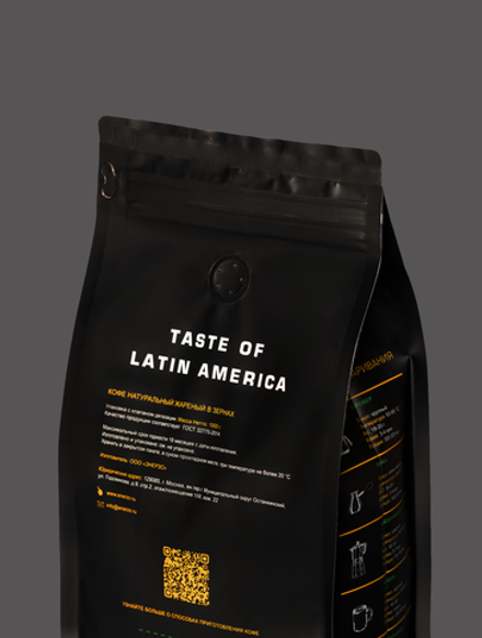 Кофе зерновой Enerzo Бразилия Сантос - 1кг