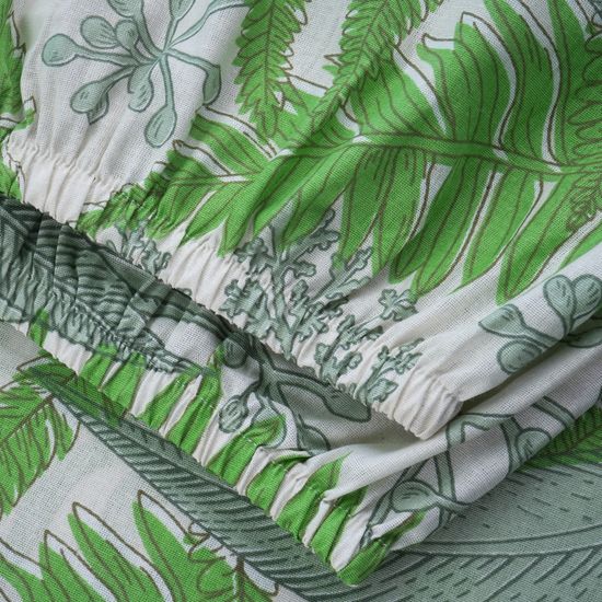 Простыня на резинке  Всемила,  160x200х30 см. , бязь  DOMTEKC