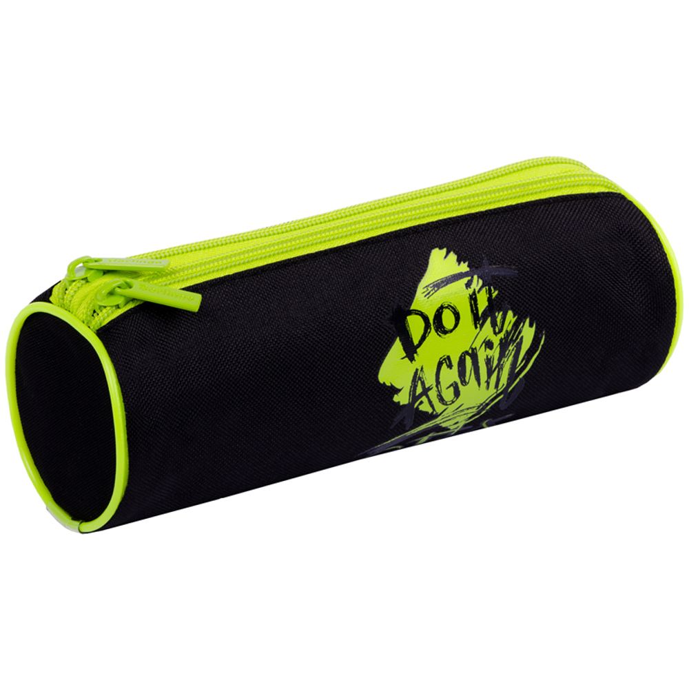 Пенал мягкий тубус 2 отделения 210х70 Berlingo Do it again, полиэстер