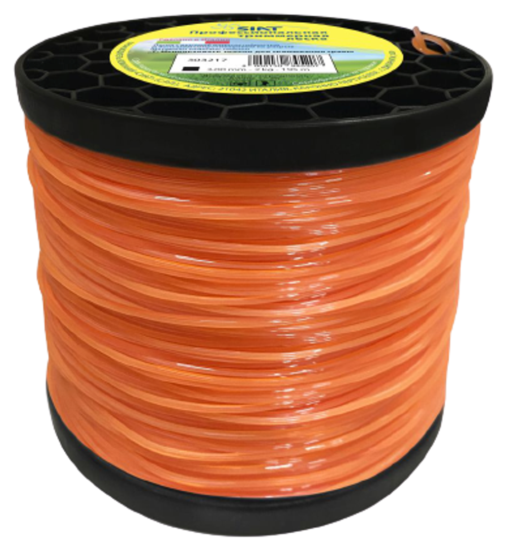 Леска для триммеров SIAT "Профессионал", диаметр 3мм, форма сечения квадрат, 195 метров (303217)