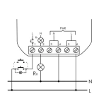 Реле импульсное BIS-408 16А 1NO IP20 100-265В AC